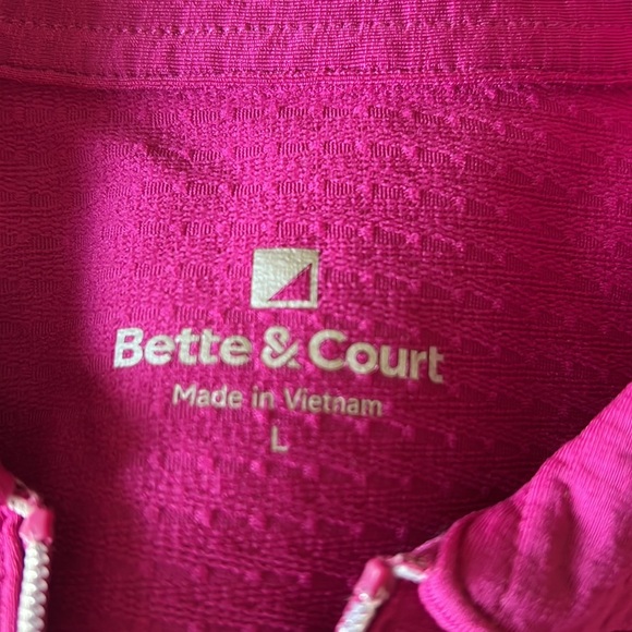 Bette and the court Sunshirt hot pink berry UPF 50 size large - Picture 3 of 7